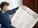 Редакційний комітет під час створення Декларації очолювала Елеонора Рузвельт