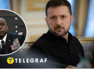 Остін Ллойд та Володимир Зеленський(зліва направо)