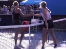 Елизавета Котляр пожала руку Владе Минчевой, момент попал в трансляцию поединка