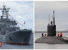 ВДК "Мінськ" та підводний човен "Ростов-на-Дону"