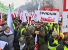 Марш аграриев в Варшаве