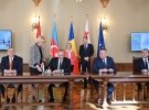 Четырехстороннее соглашение было подписано в Бухаресте.