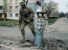 Не розірваний снаряд біля житлового будинку