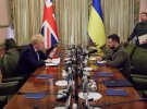 Премьер Великобритании Борис Джонсон и президент Украины Владимир Зеленский