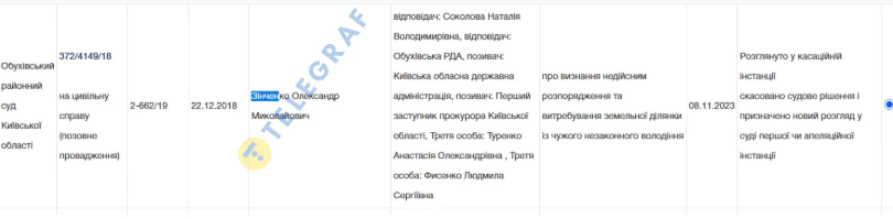 судья Александр Зинчеко