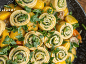 Чудова картопля, тушкована з м’ясом та ароматними рулетиками