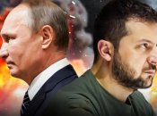 Владимир Путин и Владимир Зеленский (слева направо)