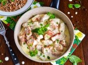 Вкуснейшая свинина в сметанно-горчичном соусе