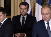 Володимир Зеленський, Емманюель Макрон та володимир путін