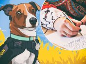 Пес Патрон давно став улюбленцем як дітей, так і дорослих українців