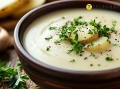 Картофельный крем-суп – прекрасное блюдо для холодной погоды (изображение создано с помощью ИИ)