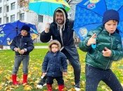 Григорий Решетник с сыновьями