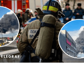 В Росії пожежа охопила завод
