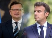 Дмитро Кулеба та Емманюель Макрон