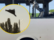 Дрон атаковал автобус