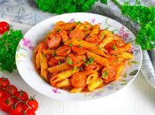 Сытные, вкусные макароны на скорую руку, для всей семьи