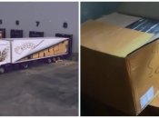 Возле города Брашов остановили грузовик с контрабандными сигаретами