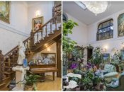 Комнаты буквально утопают в зелени