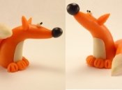 DIY: как легко слепить из пластилина лису