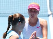 Людмила Кіченок та Олена Остапенко