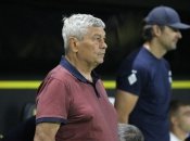 Мирча Луческу в матче против "Ариса"