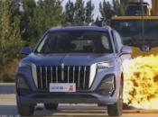 Hongqi N701 во время краш-теста