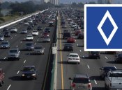 Білий ромб використовують для позначення смуг