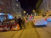 Учасники антинаркотичного "рейду" прямують до одного з нічних клубів