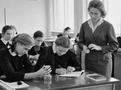 Урок в советской школе