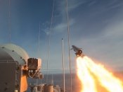 Запуск ракеты во время учений