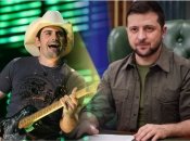 Брэд Пейсли и Владимир Зеленский