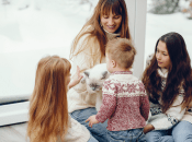 Діти взимку