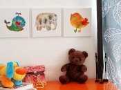 Яркие панно на стену своими руками: украсьте детскую стильными картинками