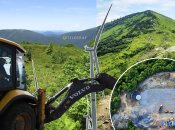 Зведення вітряків передбачає будівництво доріг і прокладення комунікацій. Фото Колаж "Телеграфа"