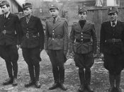 Члены Карпатской Сечи в строю. Конец февраля – начало марта 1939 года