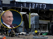 Владимир Путин и последствия удара РФ по АЗС в Киеве
