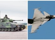 БМП CV90 и истребитель Gripen