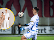 Матвій Пономаренко зі своєю нареченою