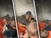 Бездомная женщина, которая пострадала