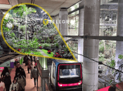 Сад у метро Парижа