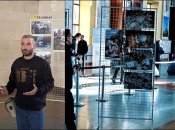 Ян Доброносов открыл выставку на харьковском вокзале