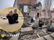 Фото разрушенного спортзала