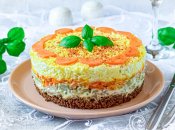 Печеночный салат