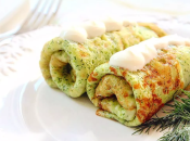 Такі млинці можна подати самостійно або загорнути в них начинку