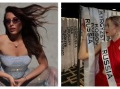 На фото - президент Мисс Украина Вселенная Анна Филимонова и россиянка Анна Линникова