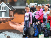 Сбежавшие подальше от боевых действий переселенцы сталкиваются с проблемами с арендой жилья в спокойных регионах. Коллаж "Телеграфа".