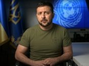 Владимир Зеленский во время выступления на ГА ООН по видеосвязи