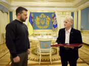 Мустафа Джемилев и президент Владимир Зеленский