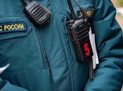 Силовики работают на месте падения дрона