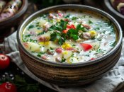 Этот суп прекрасно охлаждает в жару (изображение создано с помощью ИИ)